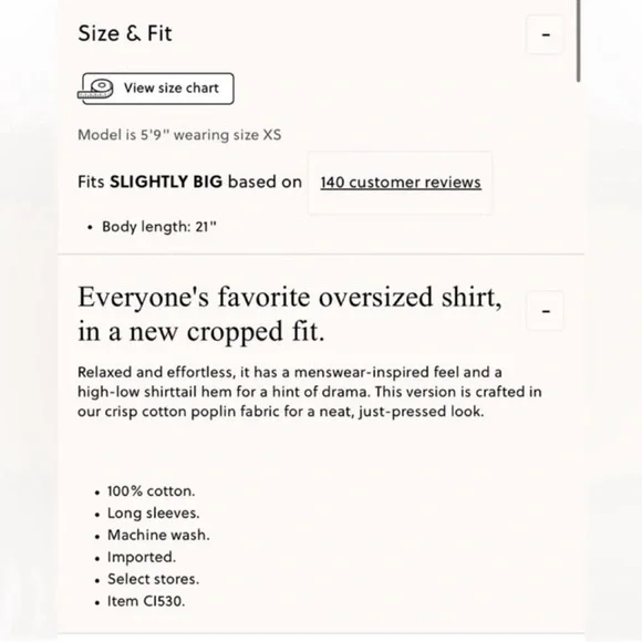 J.Crew Étienne cropped button-up shirt in cotton poplin - Picture 3 of 8